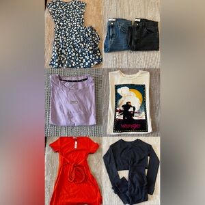 BUNDLE Sz L XL + Reformation, Alice & Olivia, DKNY, Top Shop, Adidas, BB DAKOTA